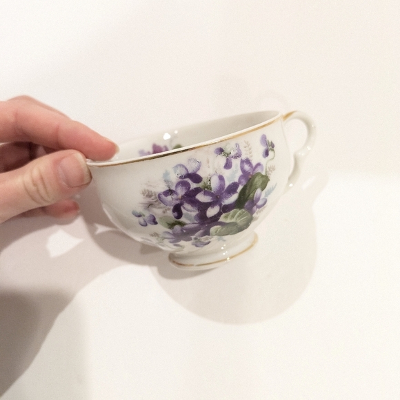 Vintage Antique Japan GC Fine China Tea Cups and Snack Plates - Picture 5 of 6